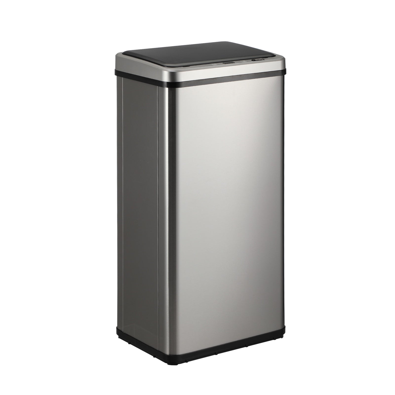 Oikiture 50L Motion Sensor Bin Automatic Rubbish Trash Can Kitchen Silver - Sunyee