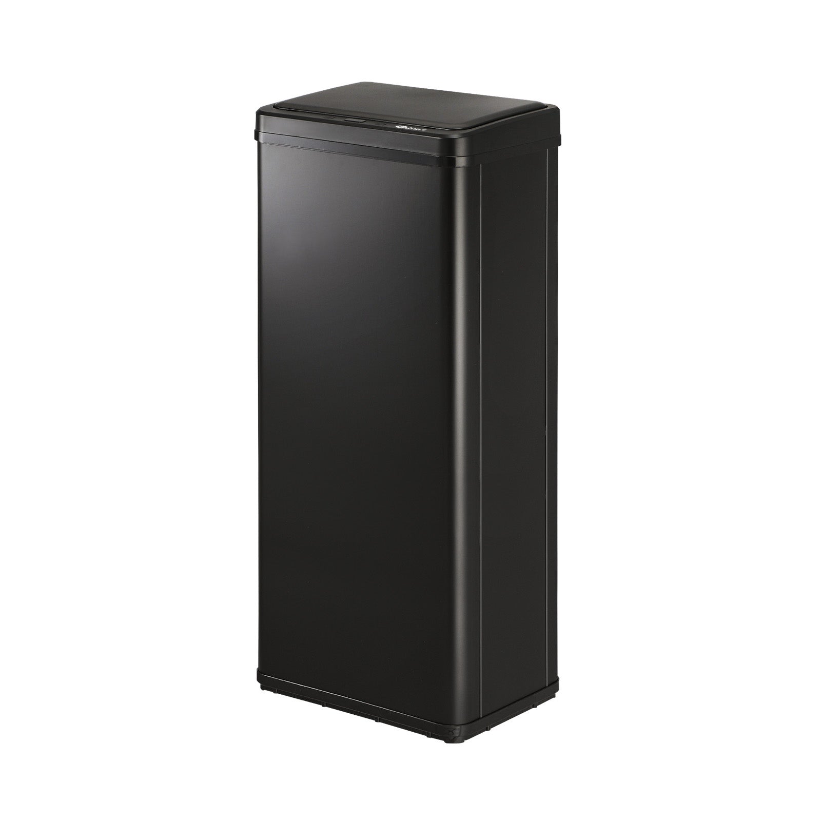 Oikiture 60L Motion Sensor Rubbish Bin Kitchen Waste Can Stainless Steel Black - Sunyee