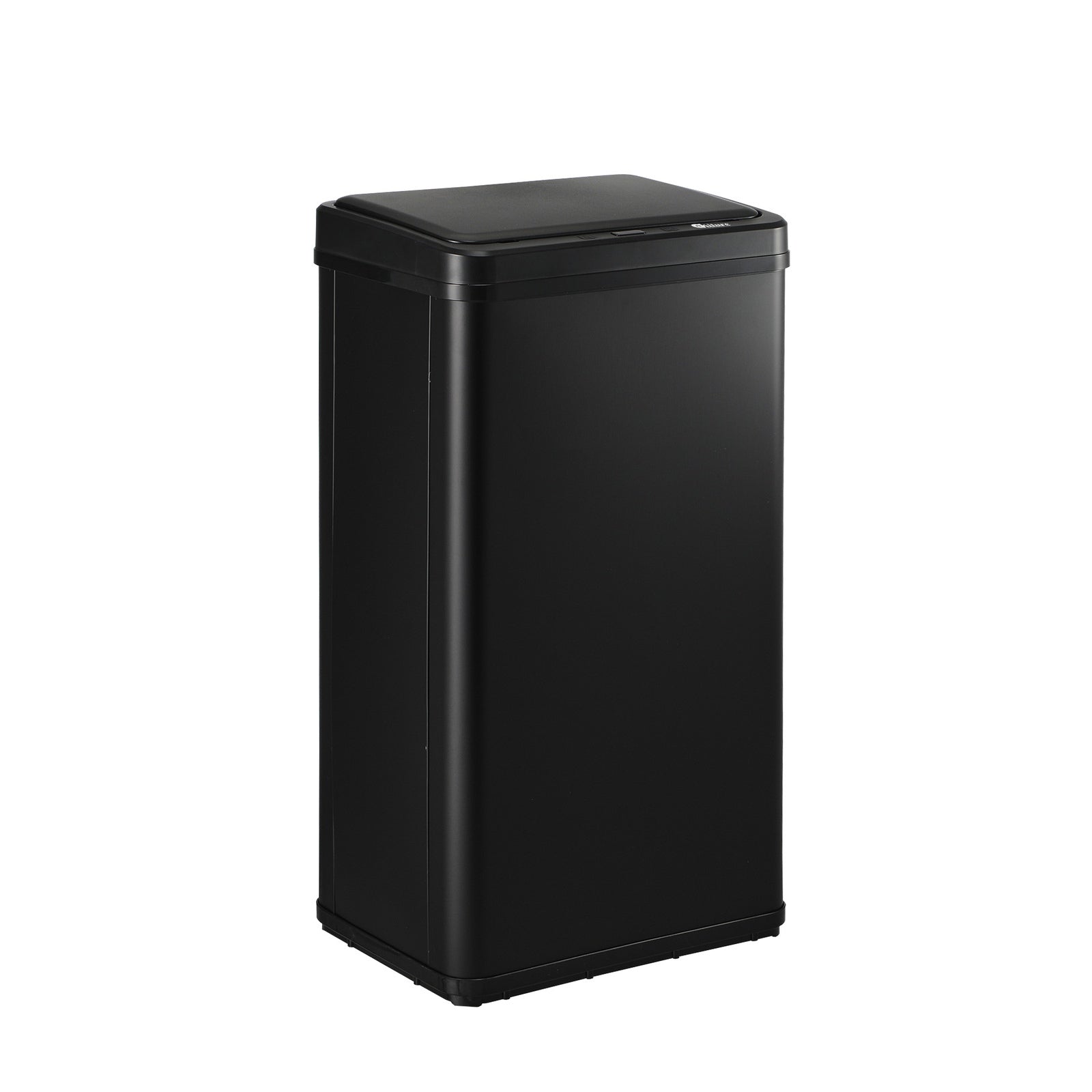 Oikiture 40L Motion Sensor Rubbish Bin Kitchen Waste Can Stainless Steel Black - Sunyee