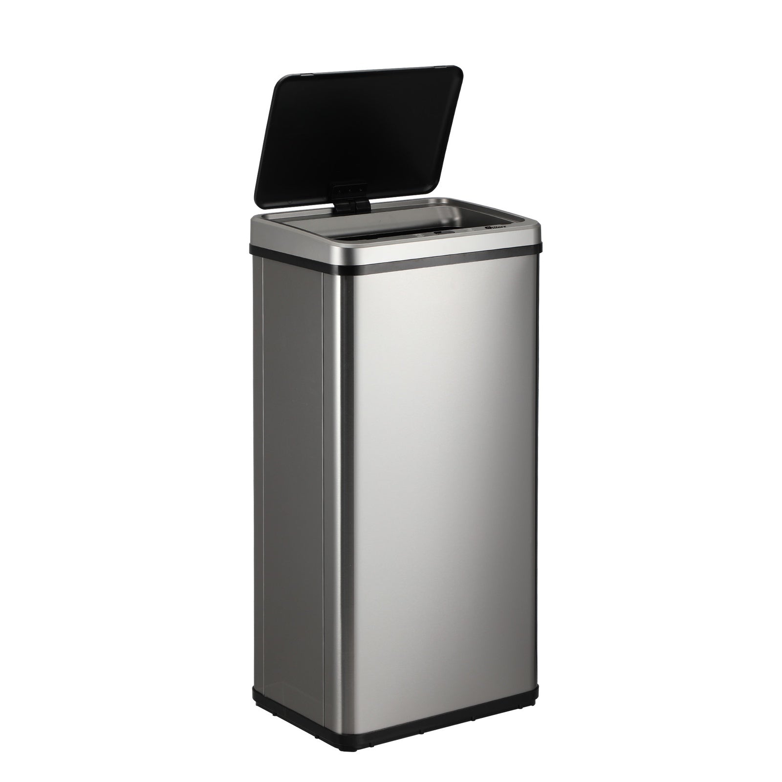 Oikiture 50L Motion Sensor Bin Automatic Rubbish Trash Can Kitchen Silver - Sunyee