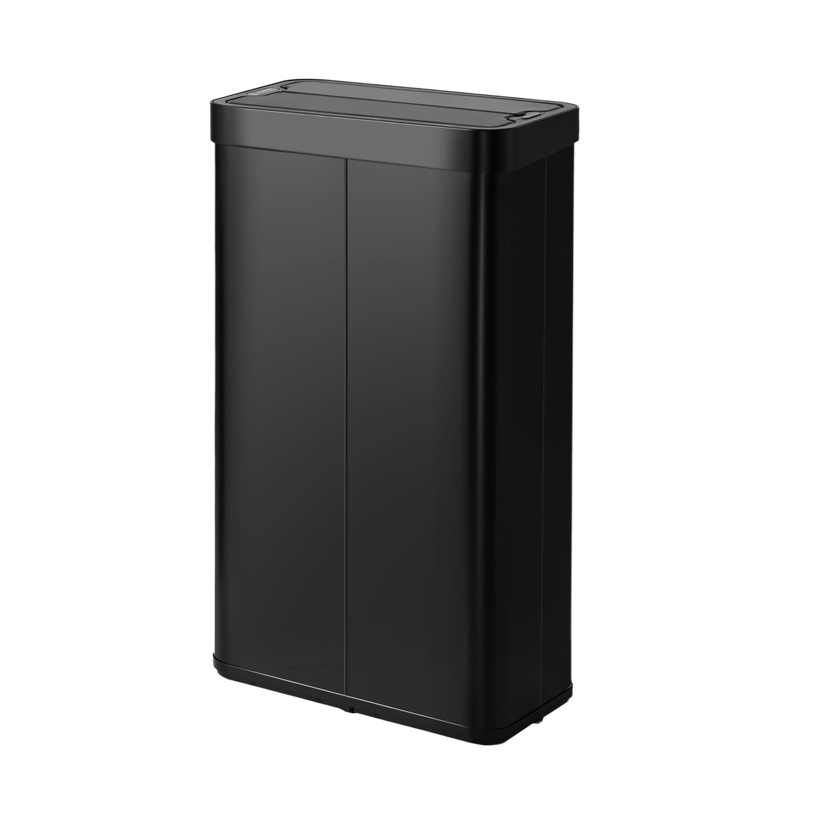 Oikiture 75L Motion Sensor Bin Stainless Steel Automatic Rubbish Trash Can Black - Sunyee