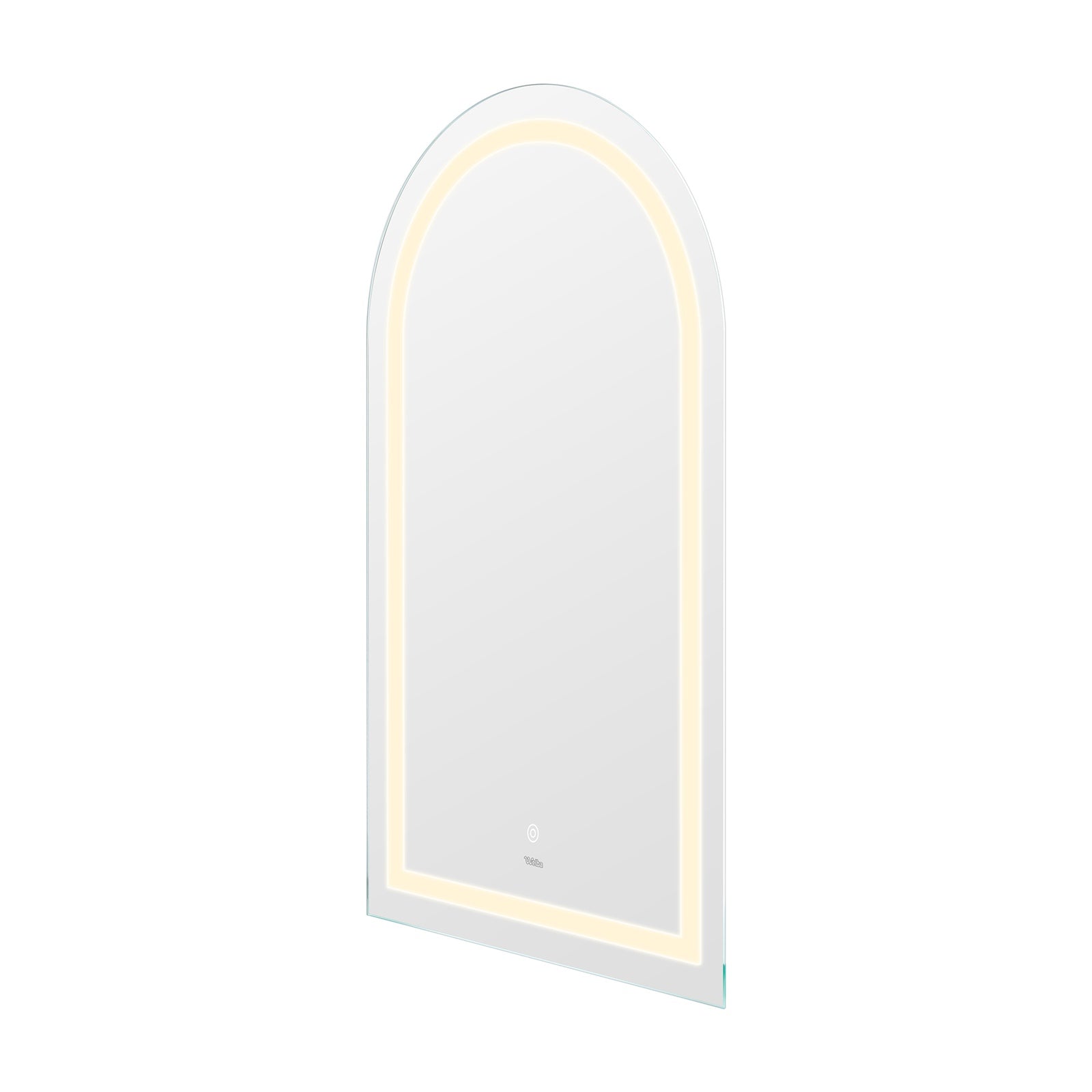 Welba LED Arched Bathroom Mirror Anti-fog Smart Makeup Wall Mirrors 100x60cm - Sunyee