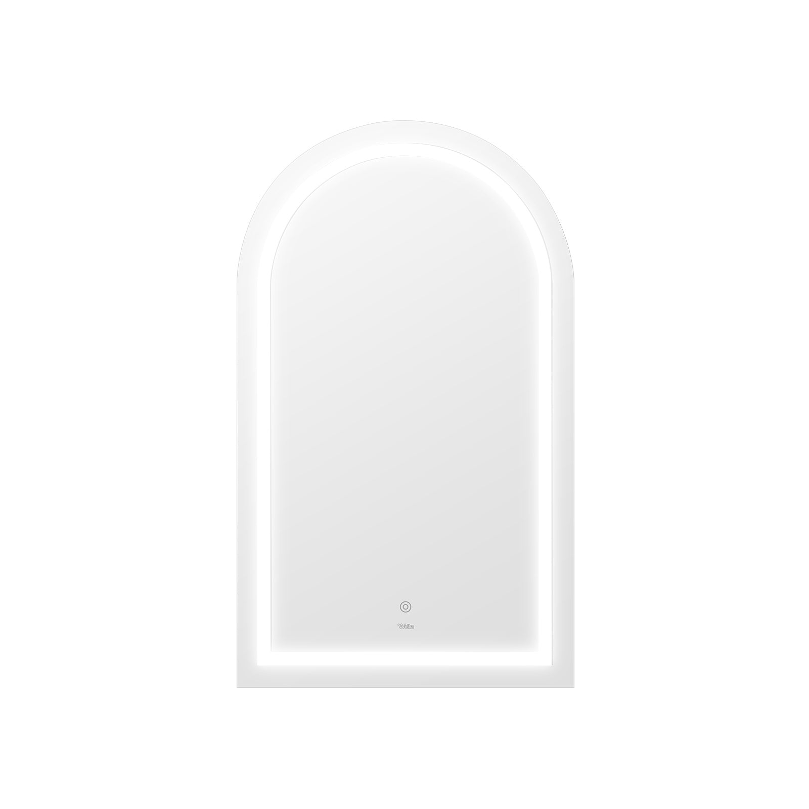 Welba LED Arched Bathroom Mirror Anti-fog Smart Makeup Wall Mirrors 100x60cm - Sunyee