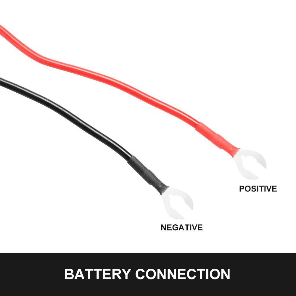 DT High Beam Wiring Loom Harness Kit 12V 40A Spot Light LED Bar 3M Plug And Play - Sunyee