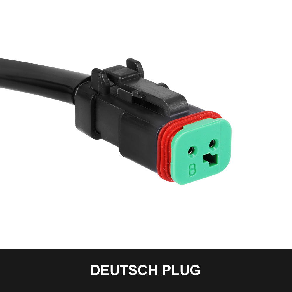 1 way High Beam Wiring Loom Harness Kit LED Light Bar 12V 30A Plug And Play 3M - Sunyee