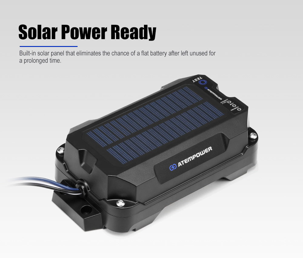 Atem Power Break Away System with Battery& Switch Solar Trailer Electric Brake - Sunyee