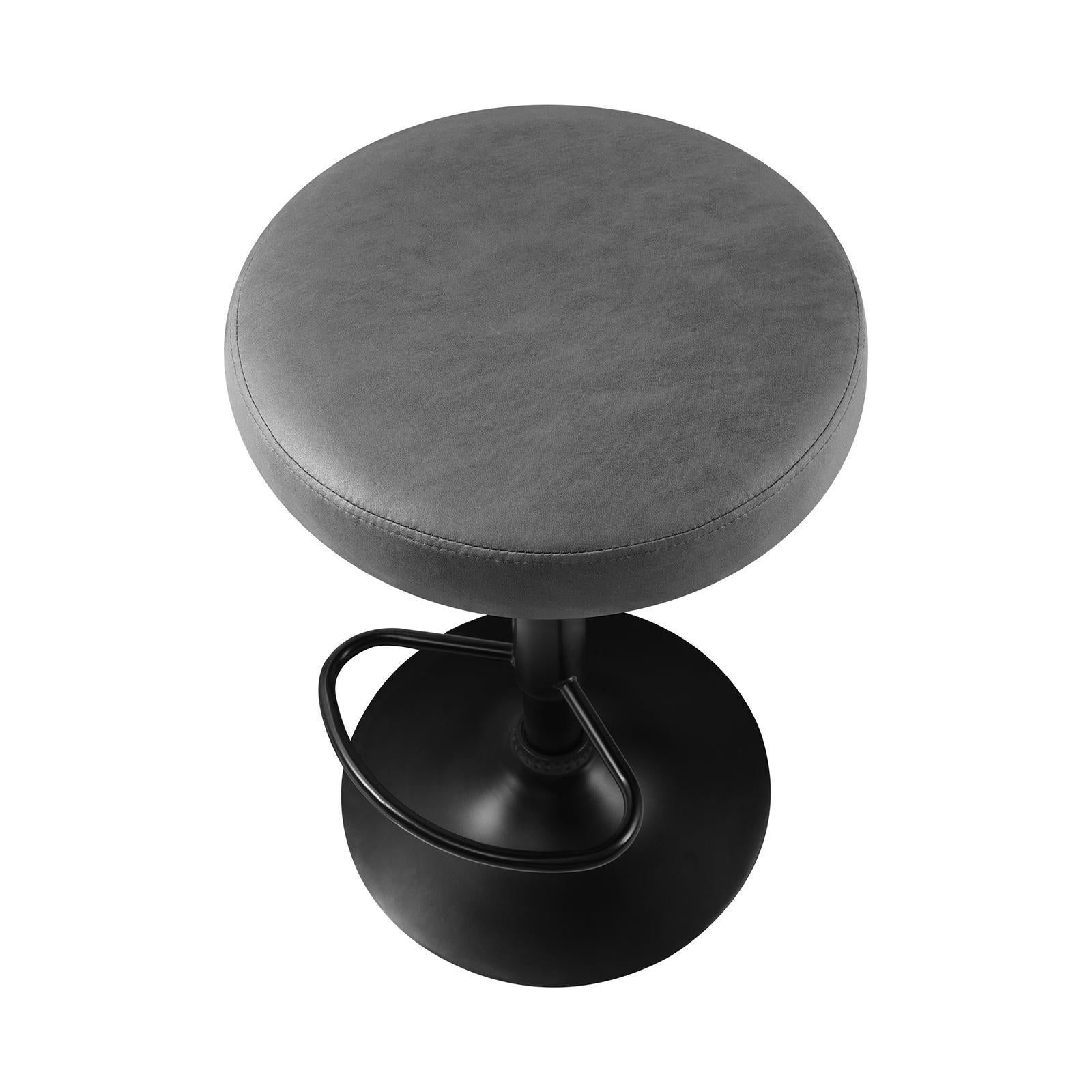 Oikiture Bar Stools Kitchen Stools Gas Lift Dining Chairs PU leather Seat x2 - Sunyee