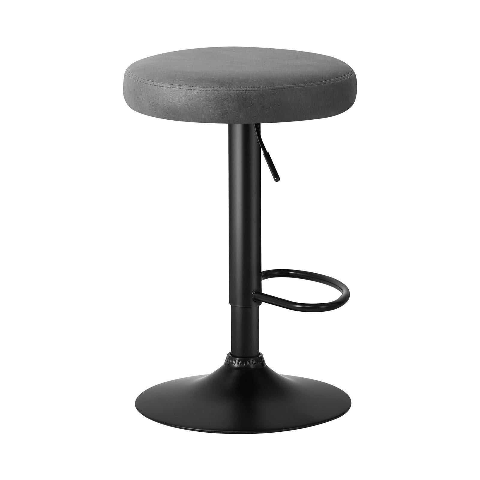 Oikiture Bar Stools Kitchen Stools Gas Lift Dining Chairs PU leather Seat x2 - Sunyee