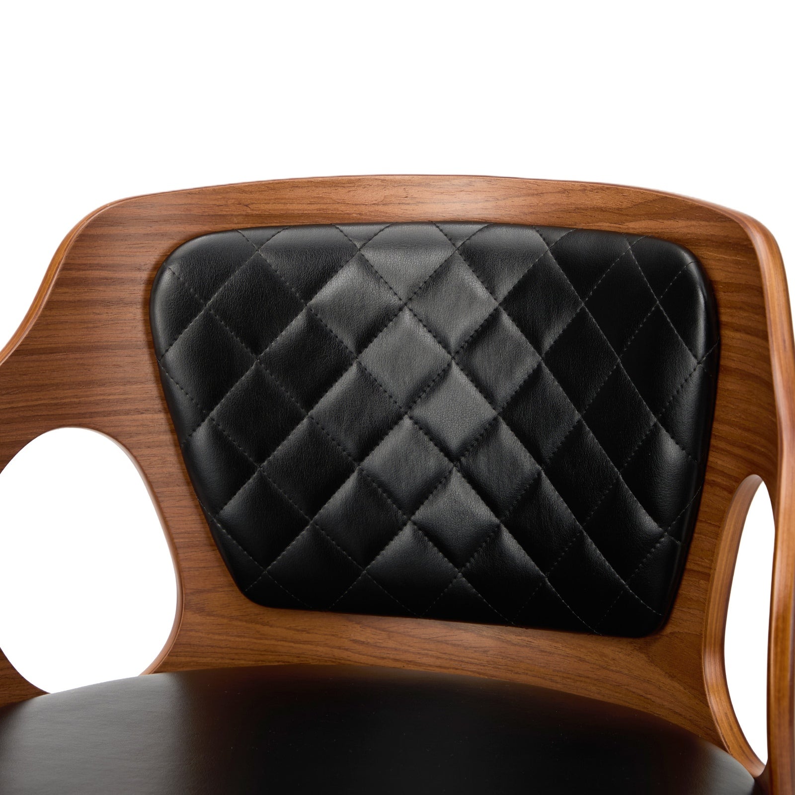 Oikiture 4X Bar Stools Kitchen Gas Lift Swivel Chairs Wooden Barstool - Sunyee