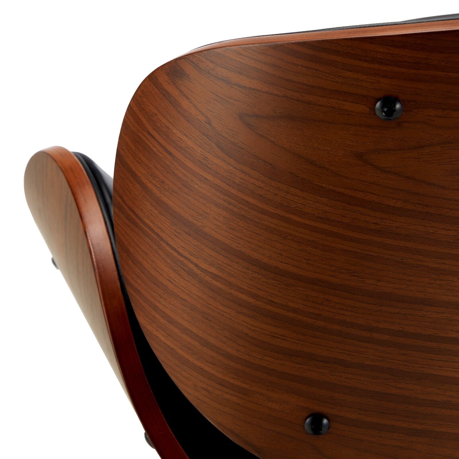 Oikiture 2x Bar Stools Kitchen Stool Swivel Chair Wooden Leather Gas Lift - Sunyee