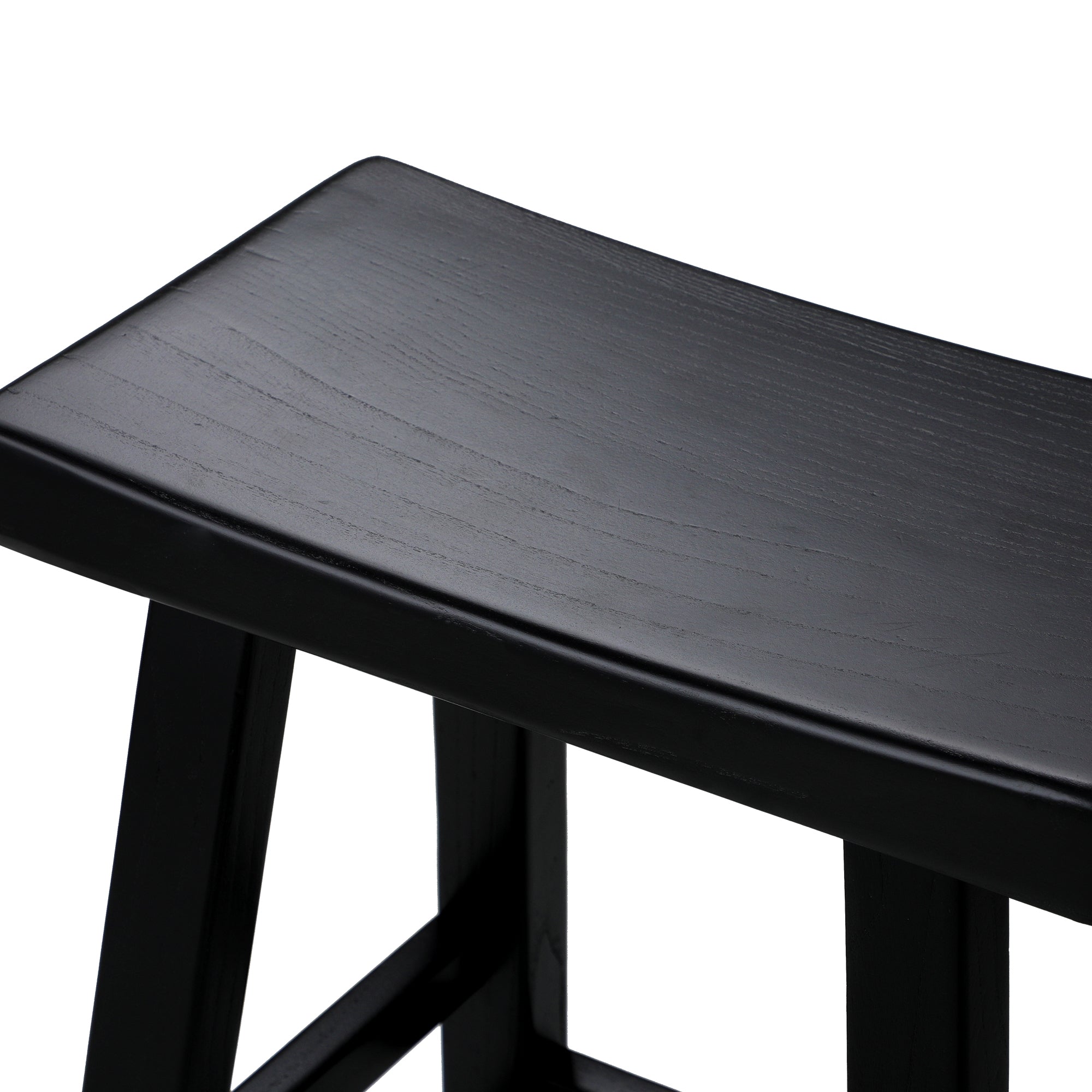 Oikiture Bar Stools Kitchen Stool Wooden Counter Chairs Barstools Black - Sunyee