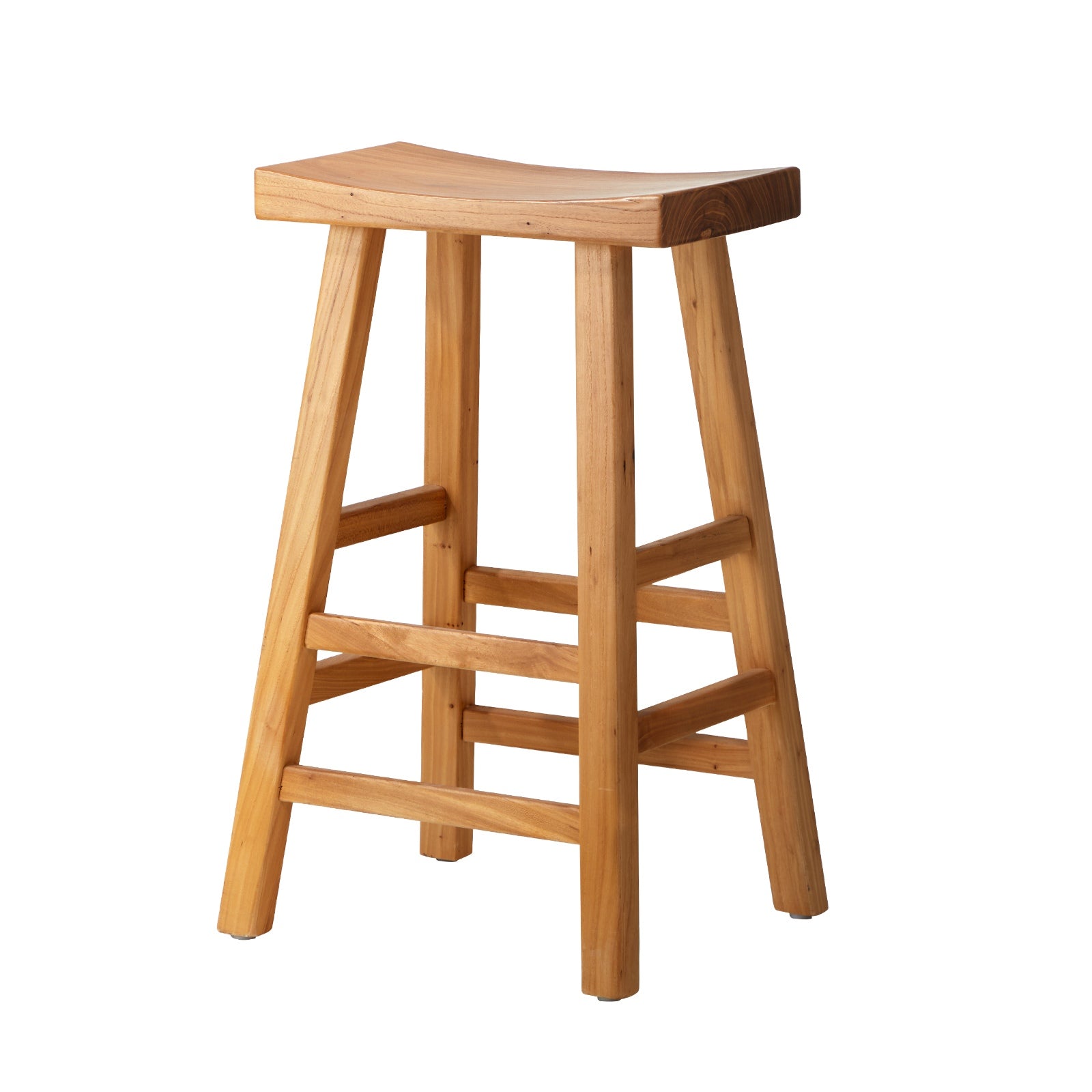 Oikiture Bar Stools Kitchen Stool Wooden Counter Chairs Barstools Natural - Sunyee