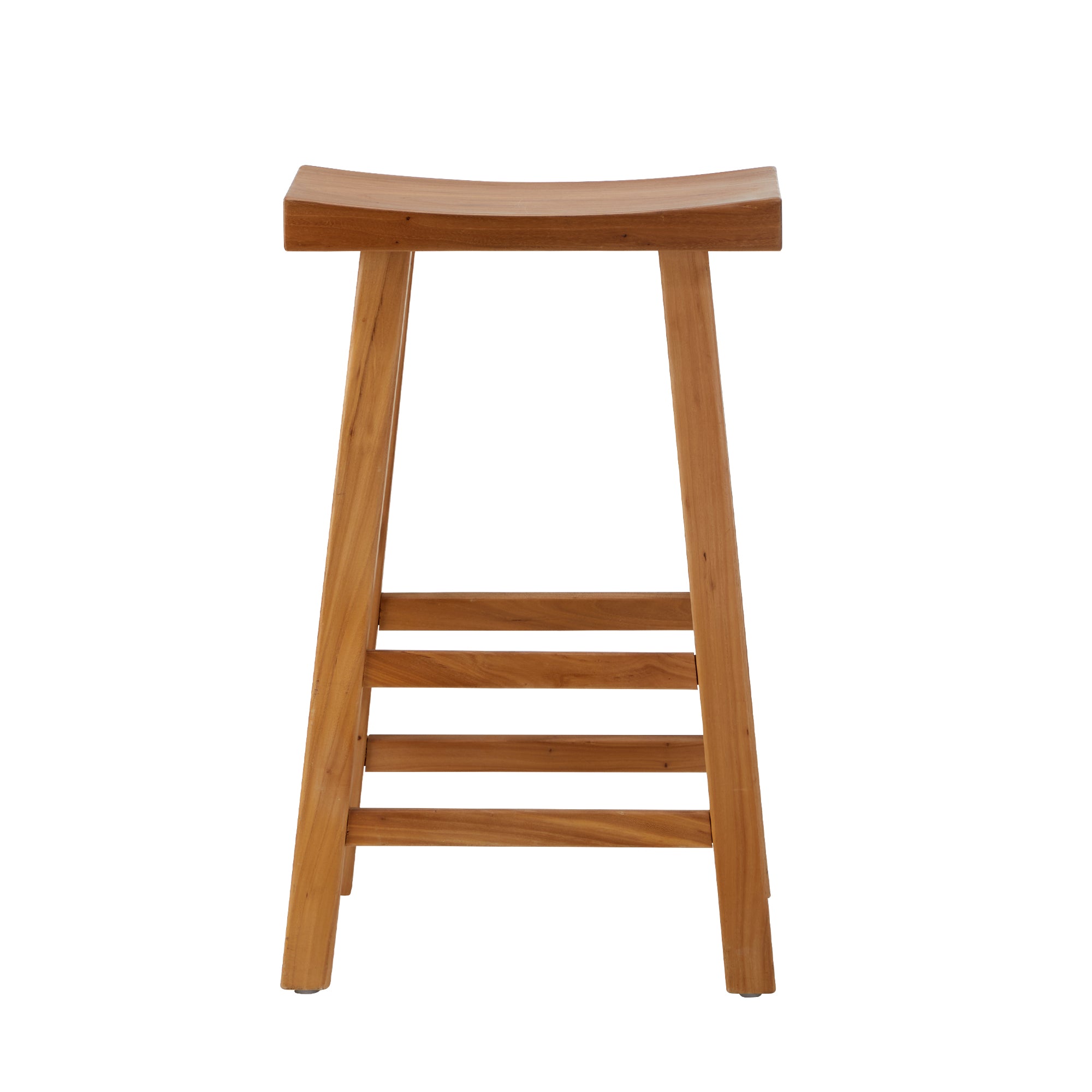 Oikiture 2x Bar Stools Kitchen Stool Wooden Counter Chairs Barstools Natural - Sunyee