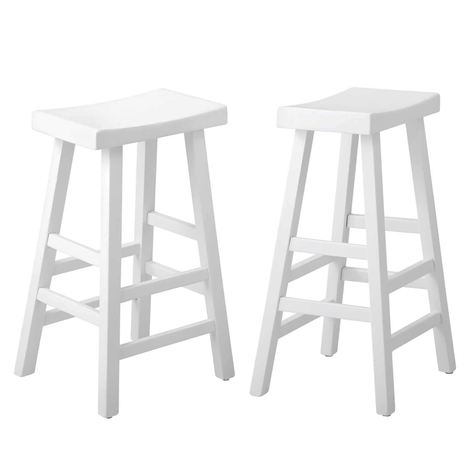 Oikiture Bar Stools Kitchen Stool Wooden Counter Chairs Barstools X2 X4 - Sunyee