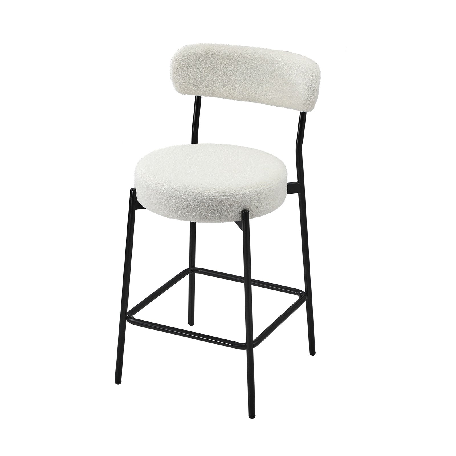 Oikiture Bar Stools Kitchen Dining Chairs Counter Stool Upholstered x2/x4 - Sunyee