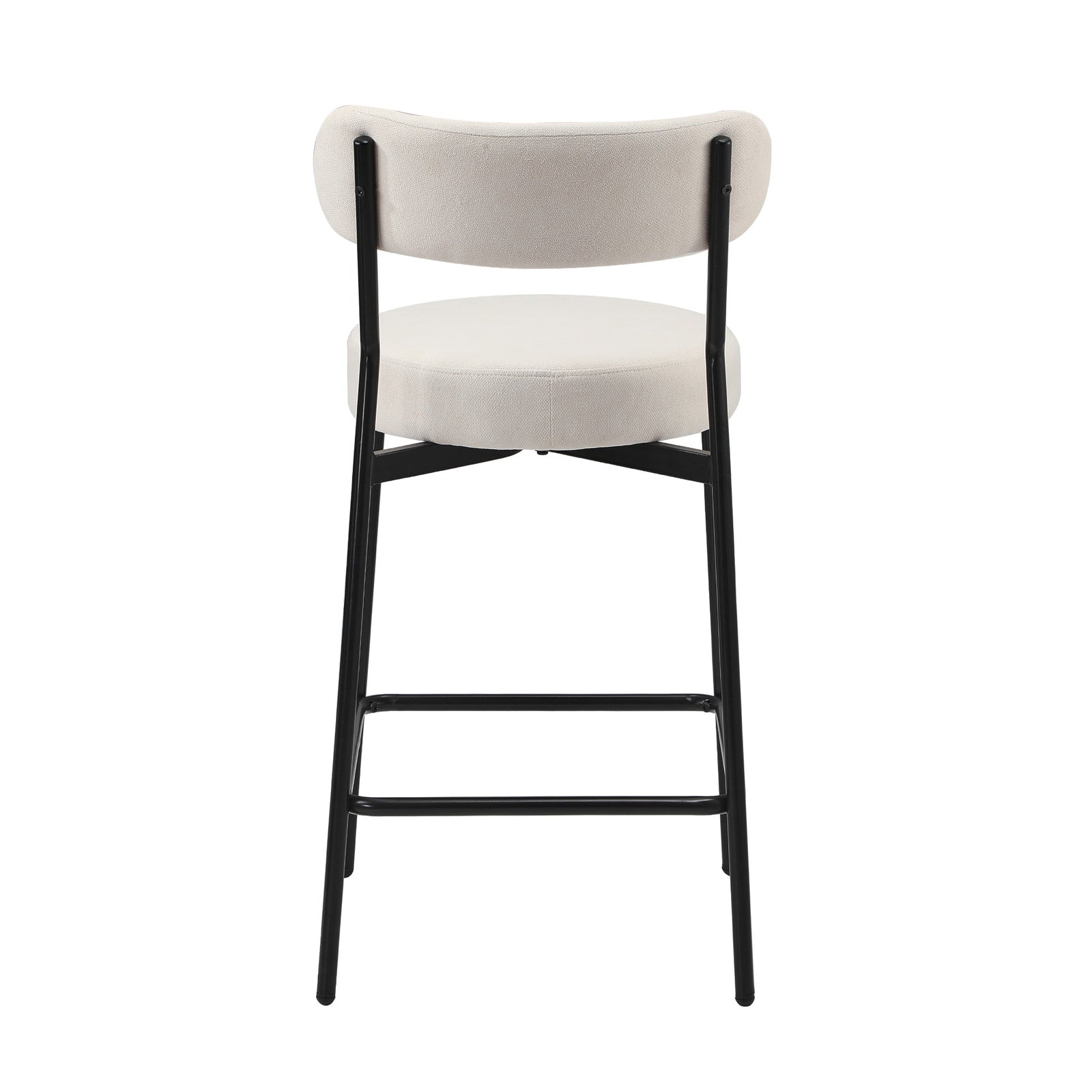 Oikiture 4x Bar Stools Kitchen Dining Chairs Counter Stool Beige - Sunyee