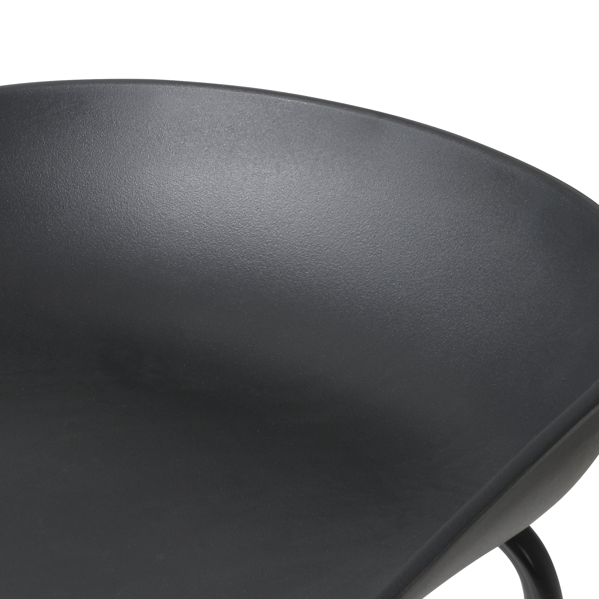 Oikiture 2x Kitchen Bar Stools Stool Dinning Counter Chairs Metal Black - Sunyee