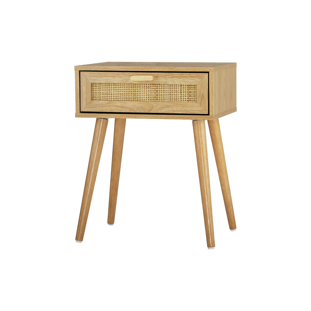Oikiture Bedside Table Drawers Side Table Storage Cabinet Bedroom Nightstand
