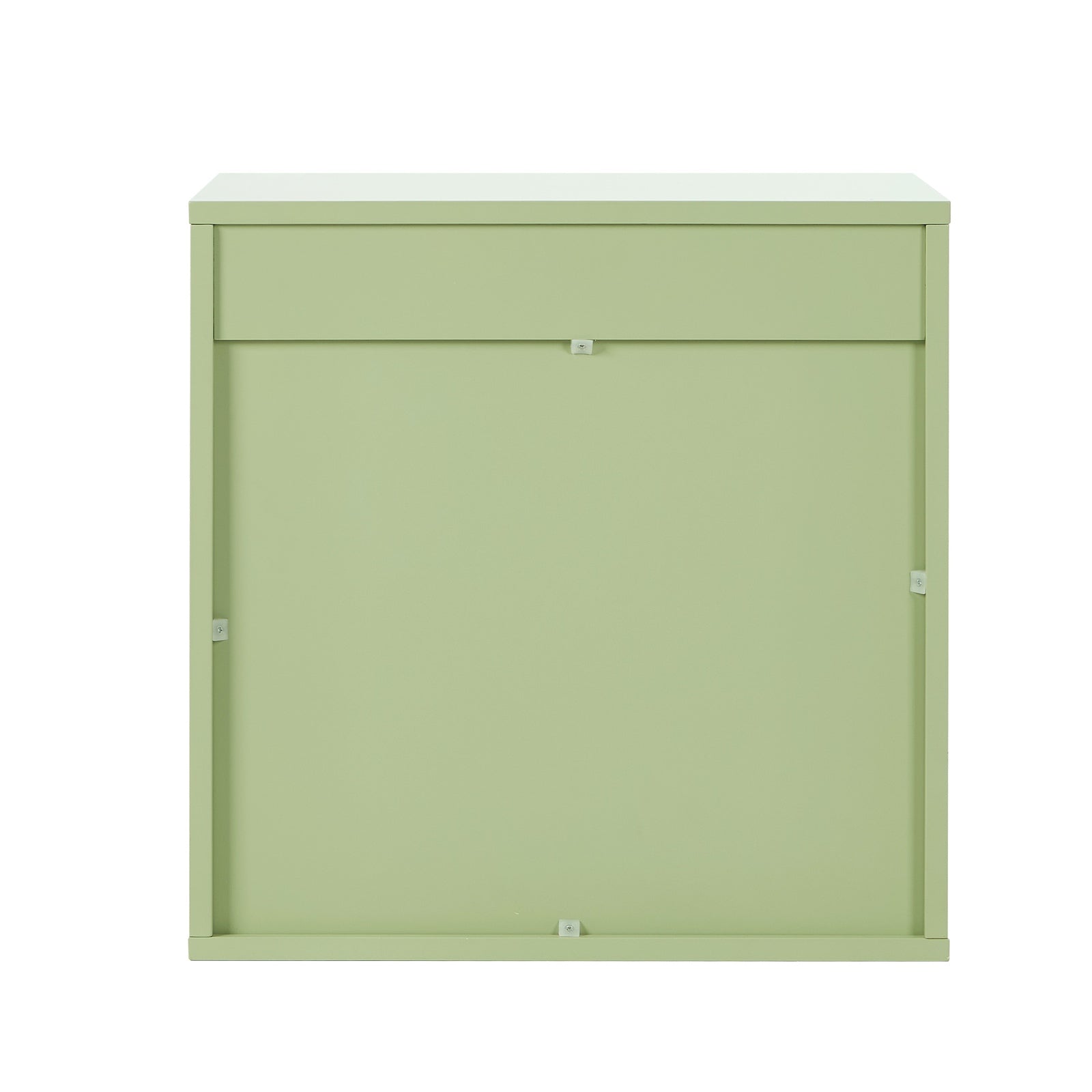 Oikiture Bedside Table 2 Drawers Nightstand Side Storage Cabinet Green - Sunyee
