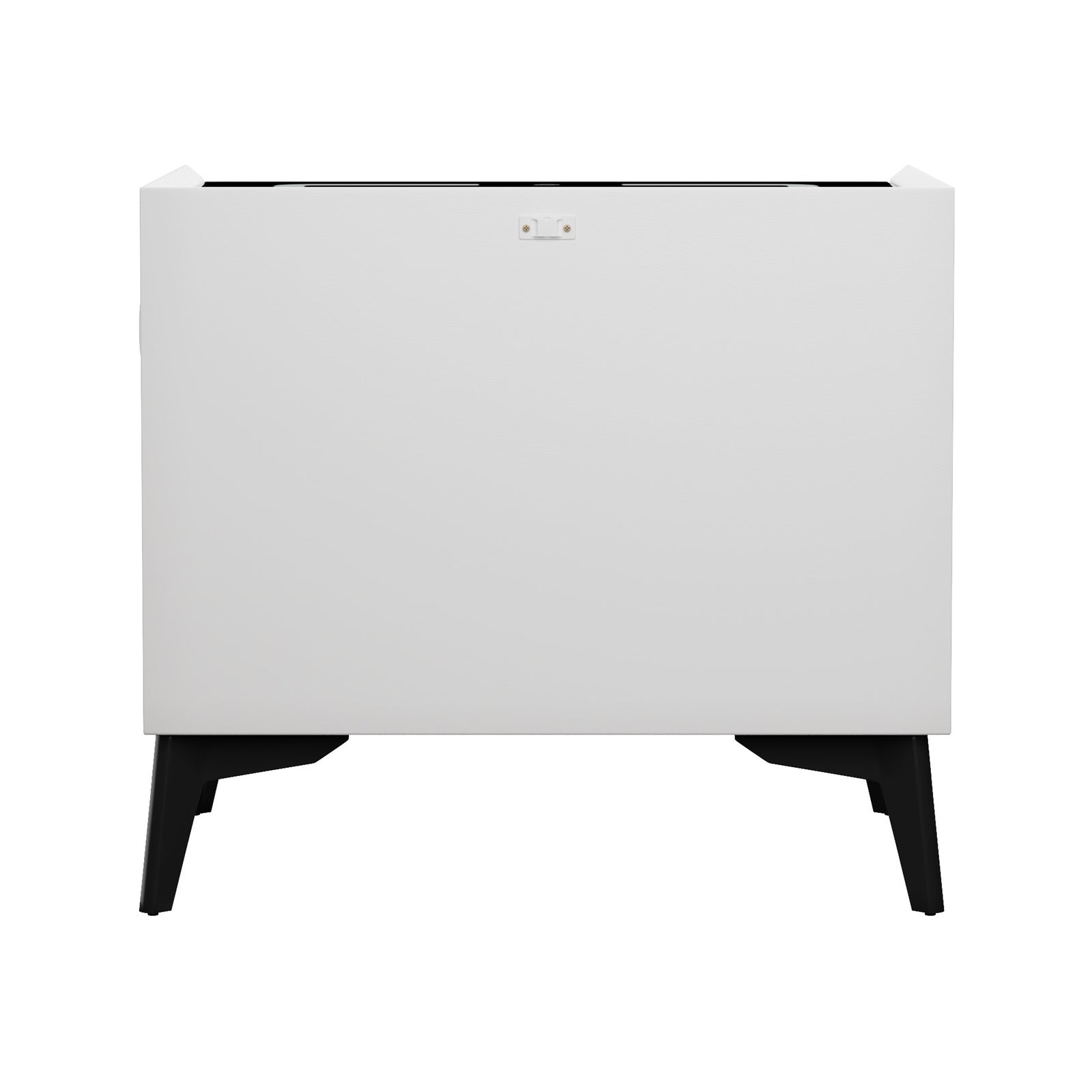 Oikiture Set of 2 Smart Bedside Tables LED Wireless Charging Nightstand White - Sunyee
