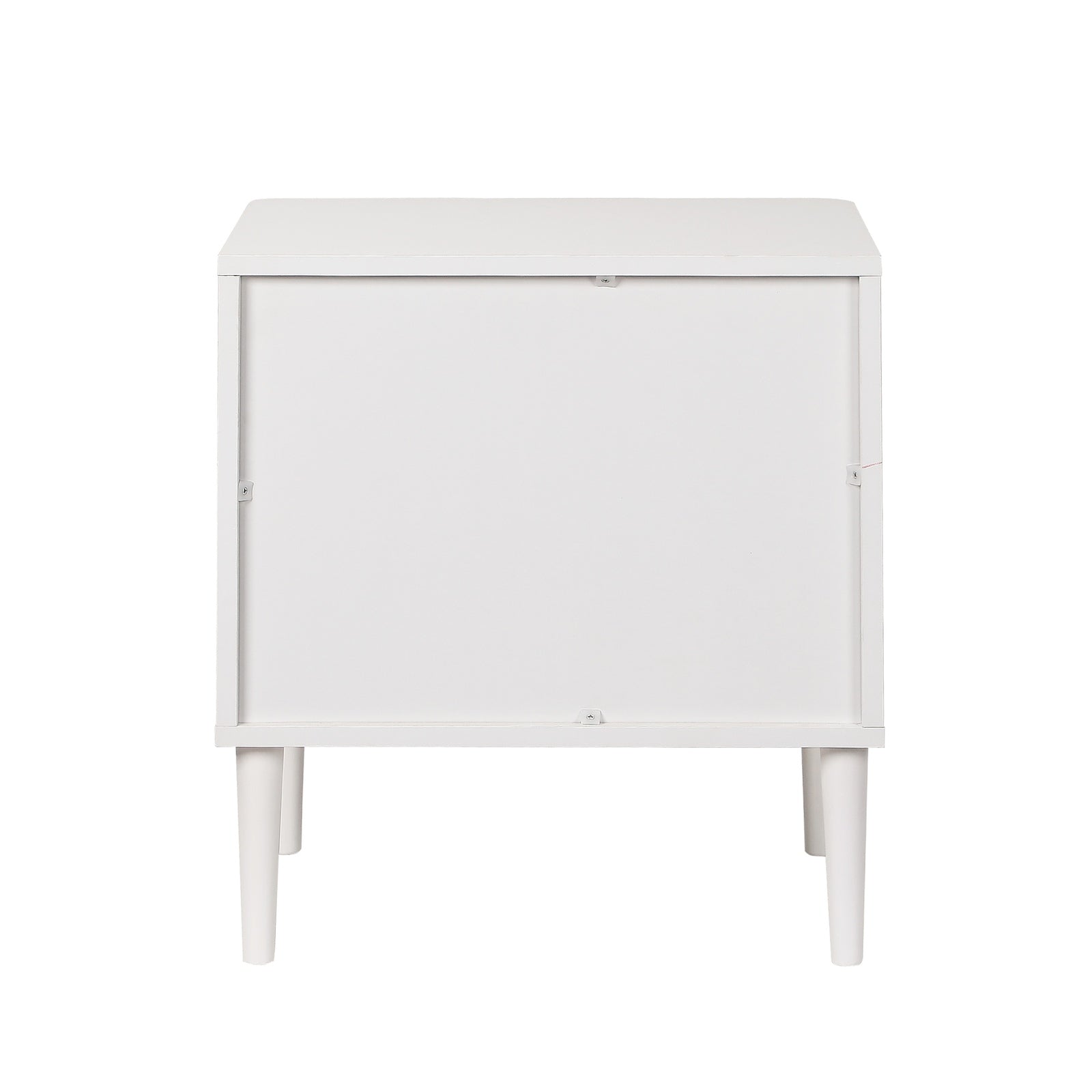 Oikiture 2x Bedside Table Nightstand Side Tables Storage 2 Drawers Cabinet White - Sunyee