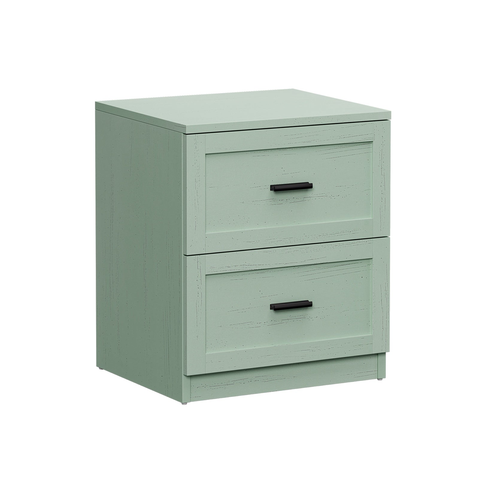 Oikiture Bedside Table 2 Drawers Nightstand Cabinet End Table