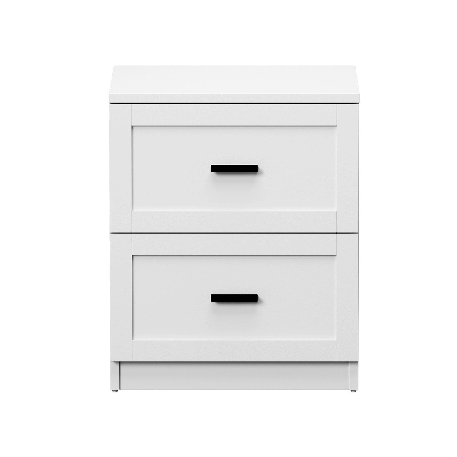 Oikiture Bedside Table 2 Drawers Nightstand Cabinet End Table