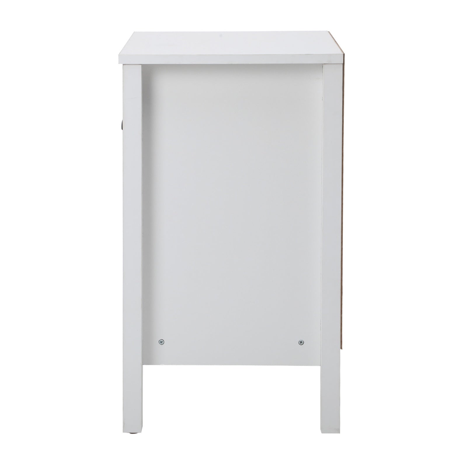 Oikiture 2x Bedside Table 2 Drawers Side Tables Nightstand Storage Cabinet White - Sunyee