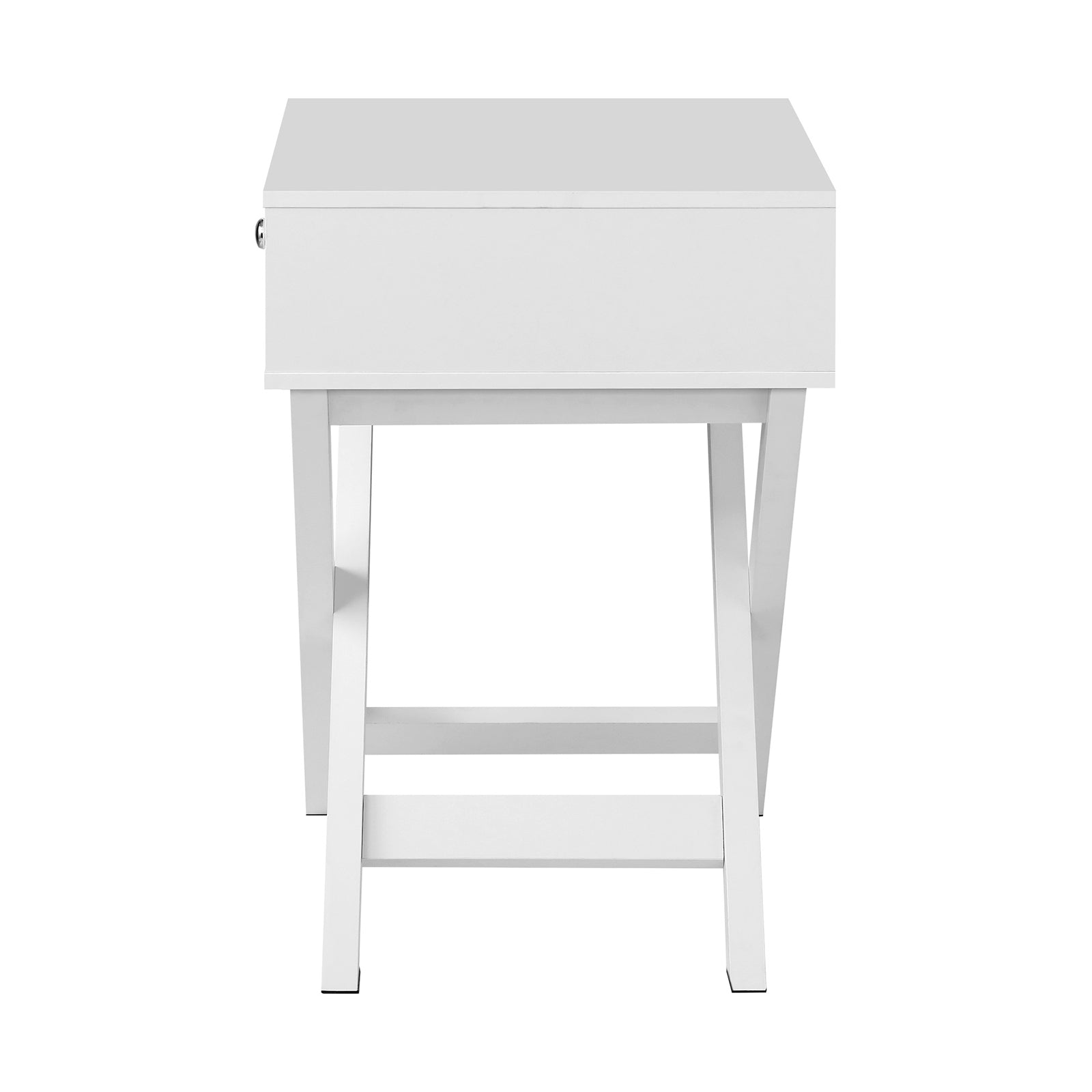 Oikiture Bedside Table Drawer Nightstand Side Table Storage Cabinet Bedroom - Sunyee