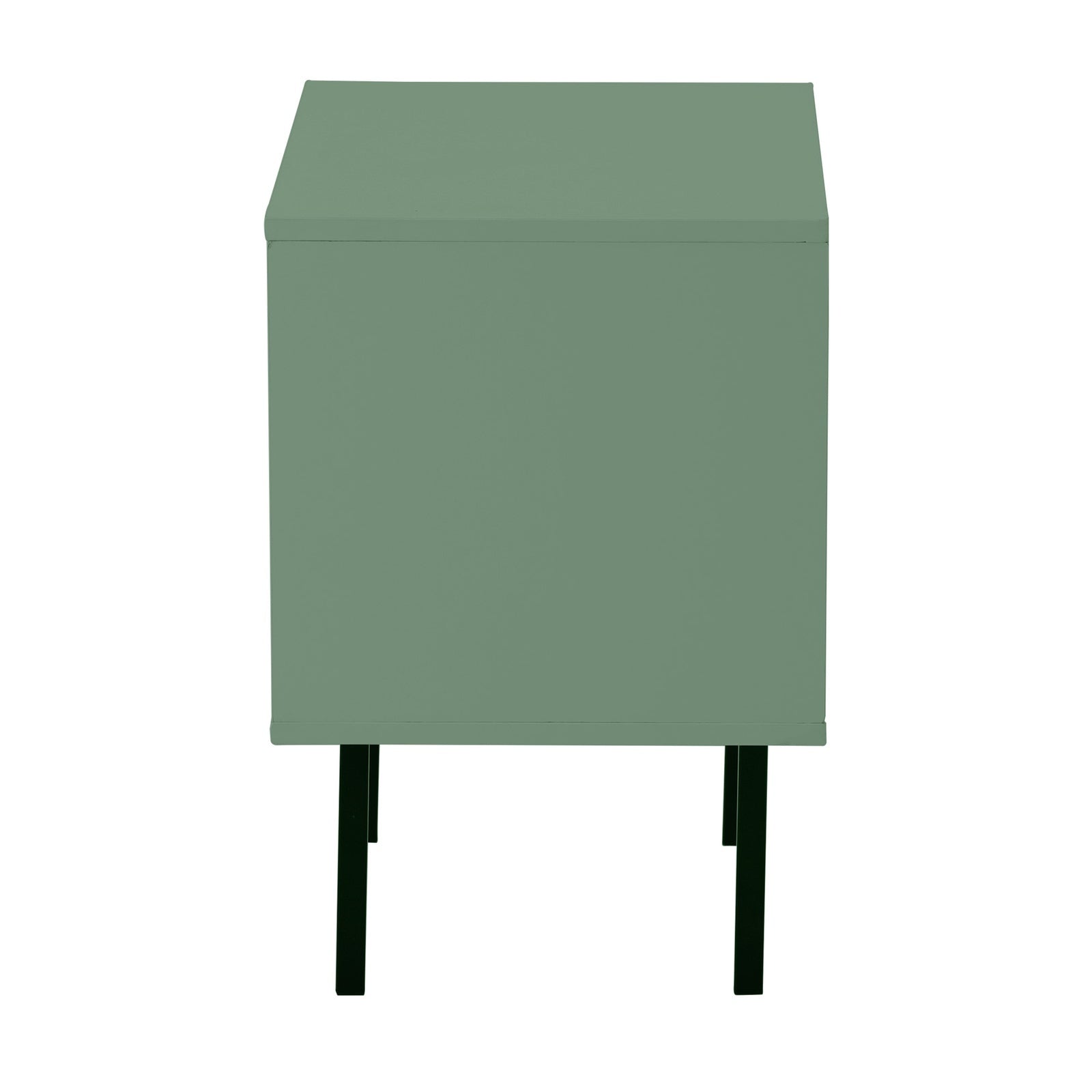 Oikiture 2X Bedside Tables Cabinet Storage Nightstand Glass Door Bedroom Green - Sunyee