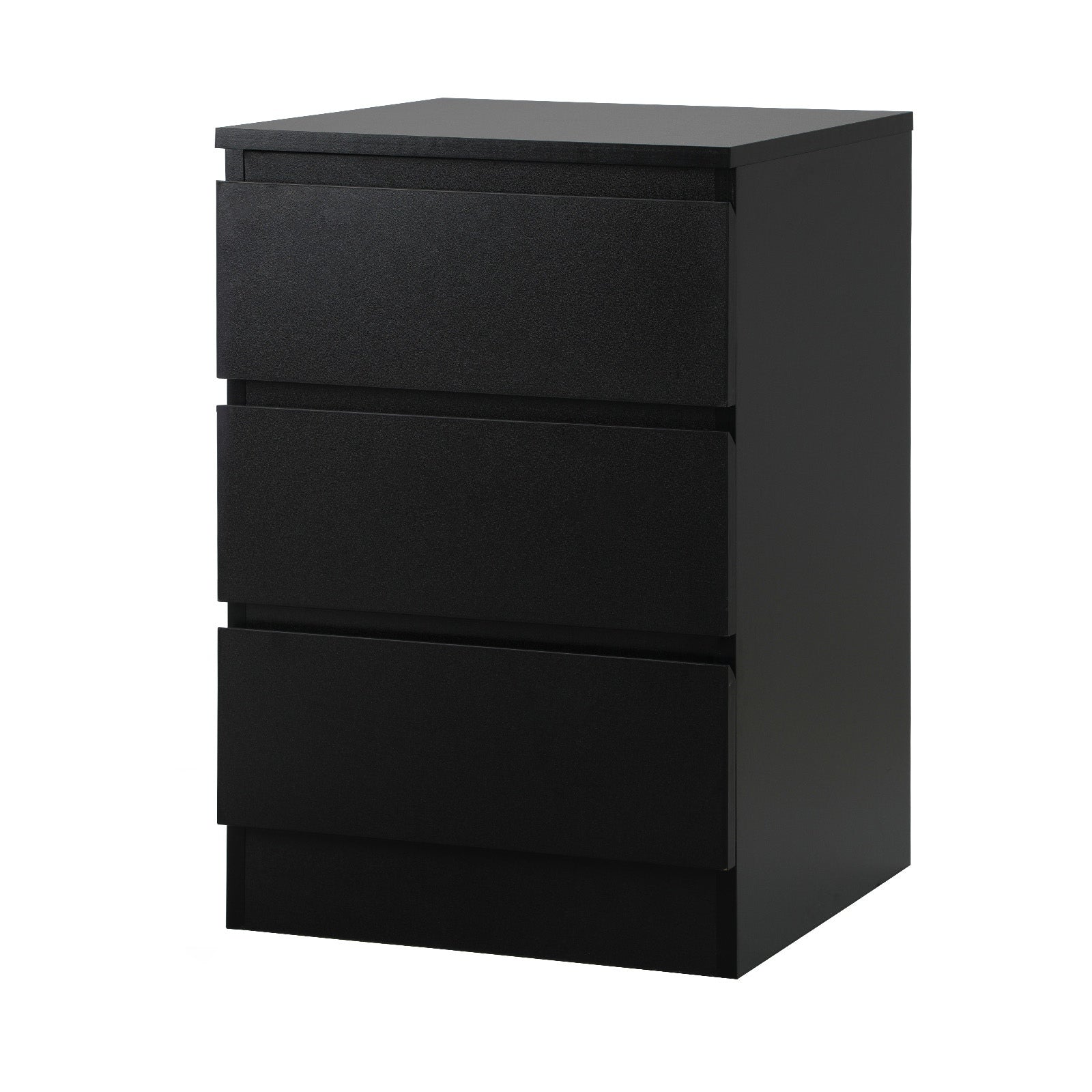Oikiture Bedside Table 3 Drawers Side Tables Storage Cabinet Nightstand - Sunyee