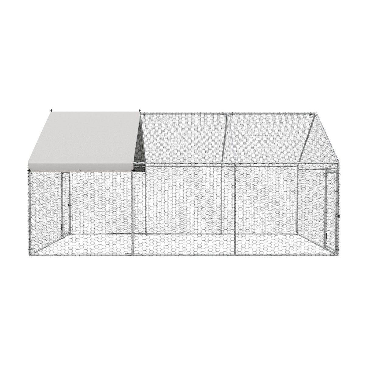 Alopet 3x2x1.5M Chicken Coop with Cover Poultry Cage Run Yard Pet Rabbit Hutch