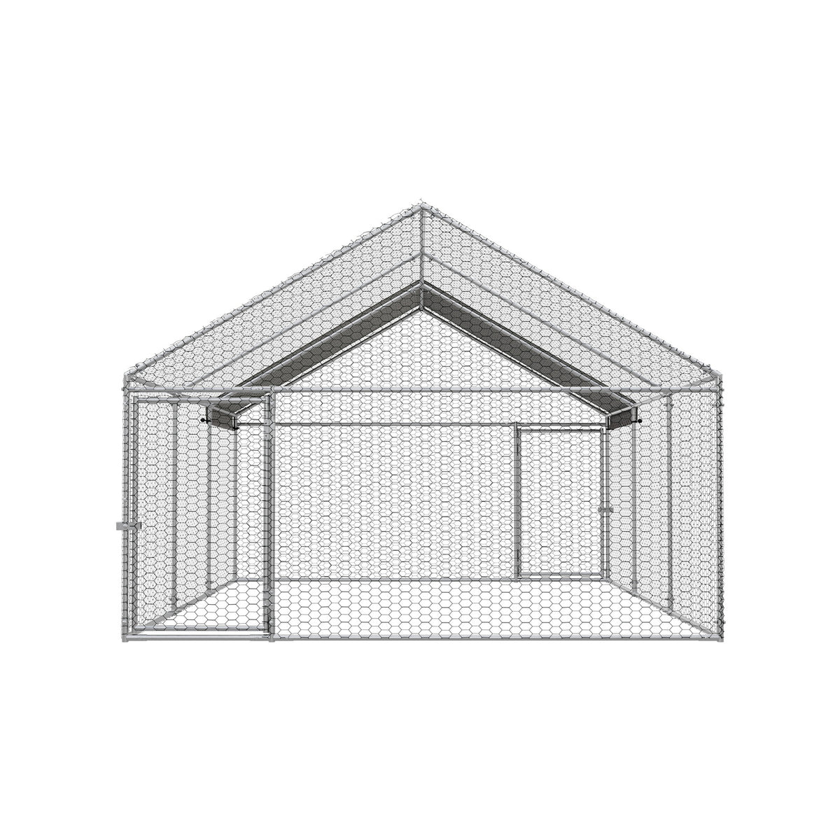 Alopet 3x2x1.5M Chicken Coop with Cover Poultry Cage Run Yard Pet Rabbit Hutch