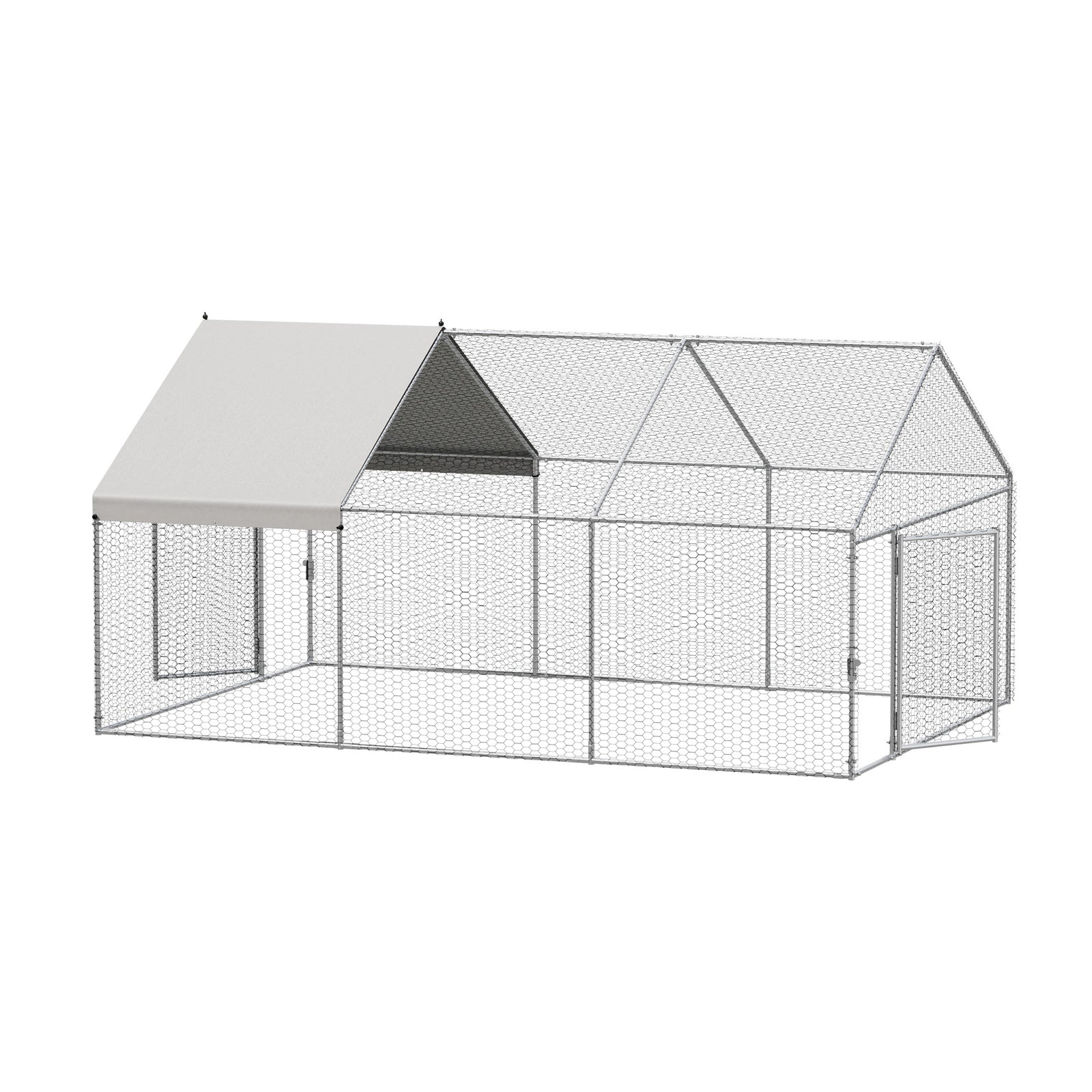 Alopet 3x2x1.5M Chicken Coop with Cover Poultry Cage Run Yard Pet Rabbit Hutch