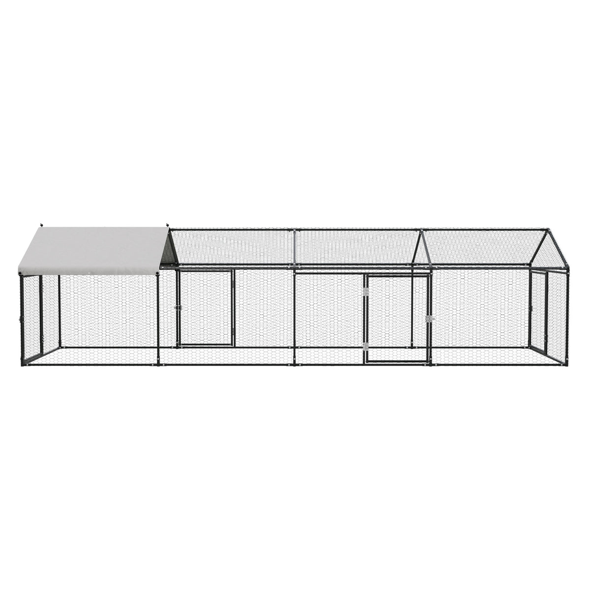 Alopet 4x1x1M Chicken Coop with Cover Poultry Cage Run Yard Pet Rabbit Hutch