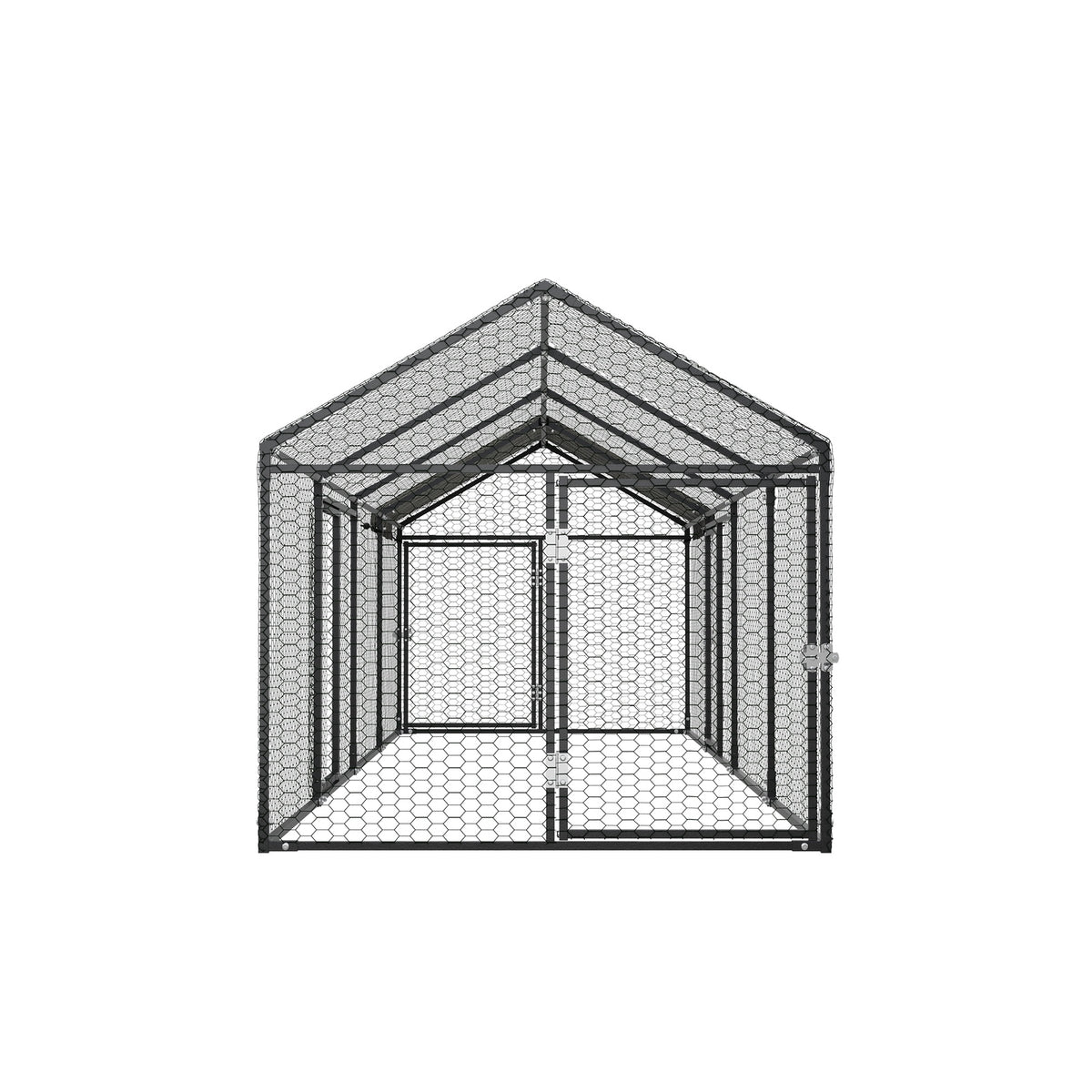 Alopet 4x1x1M Chicken Coop with Cover Poultry Cage Run Yard Pet Rabbit Hutch