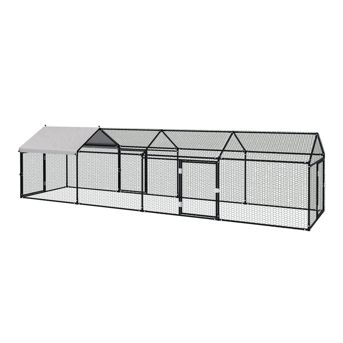 Alopet 4x1x1M Chicken Coop with Cover Poultry Cage Run Yard Pet Rabbit Hutch