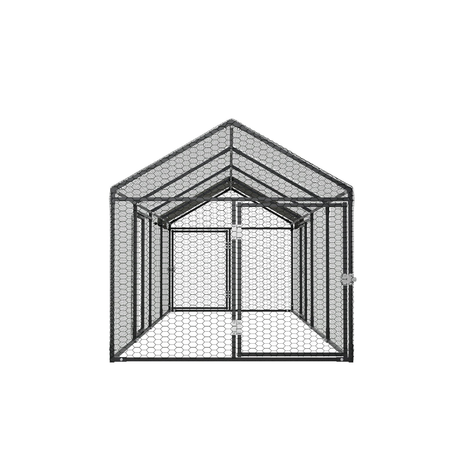 Alopet 4x1x1M Chicken Coop with Cover Poultry Cage Run Yard Pet Rabbit Hutch