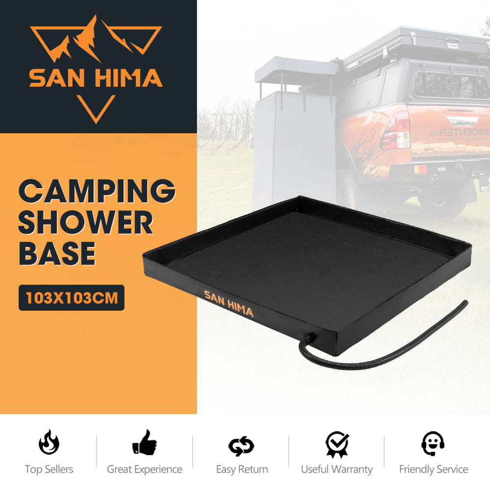 San Hima Camping Shower Tent Base 1.03x1.03M Portable & Foldable RV Awning Floor - Sunyee