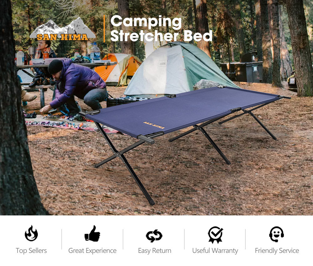 San Hima Folding Camping Bed Stretcher Portable Light Weight With Carry Bag 4WD - Sunyee