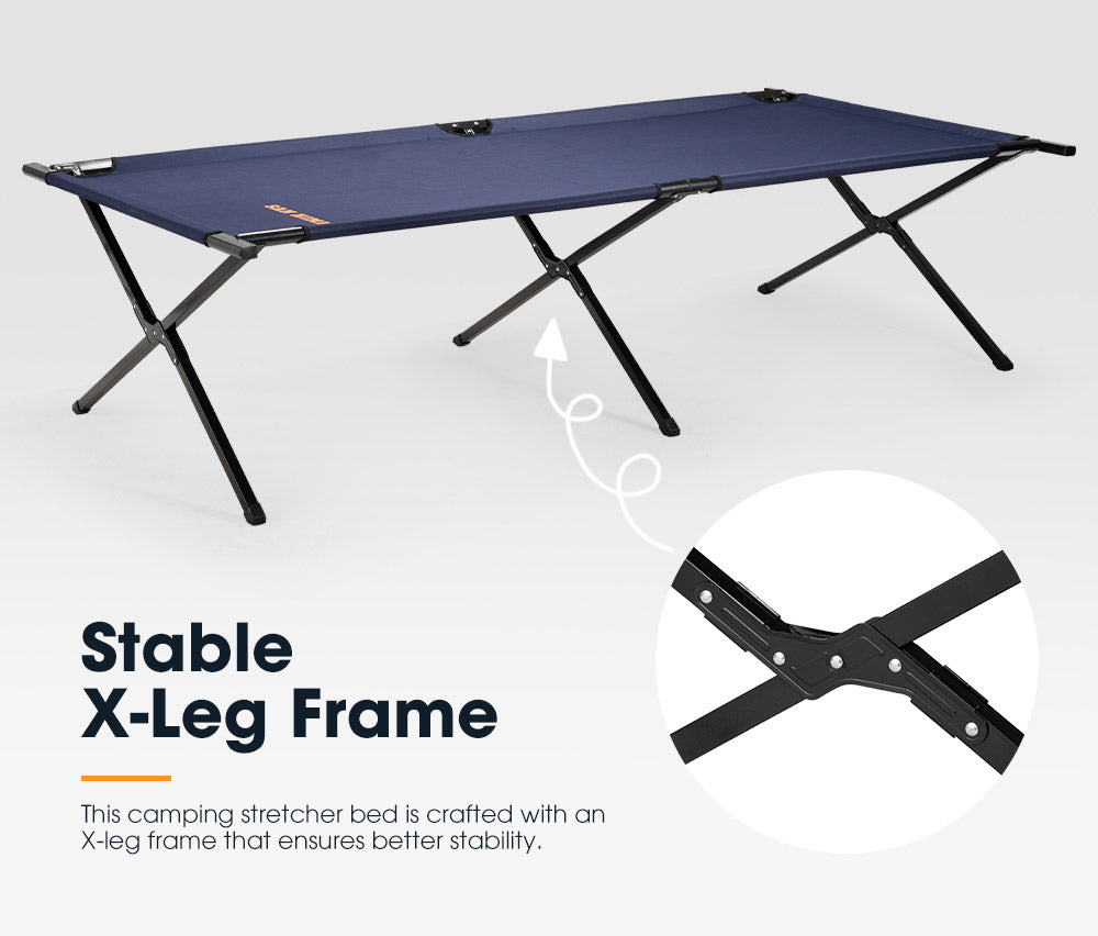 San Hima Folding Camping Bed Stretcher Portable Light Weight With Carry Bag 4WD - Sunyee
