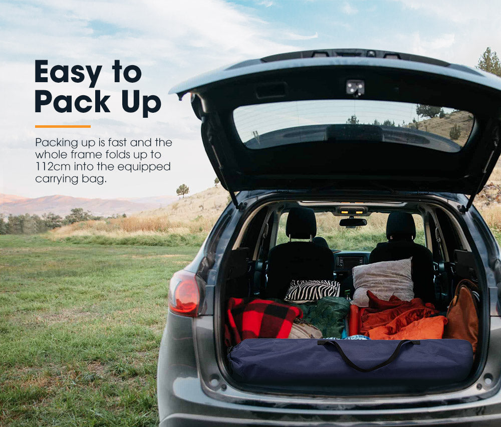 San Hima Folding Camping Bed Stretcher Portable Light Weight With Carry Bag 4WD - Sunyee