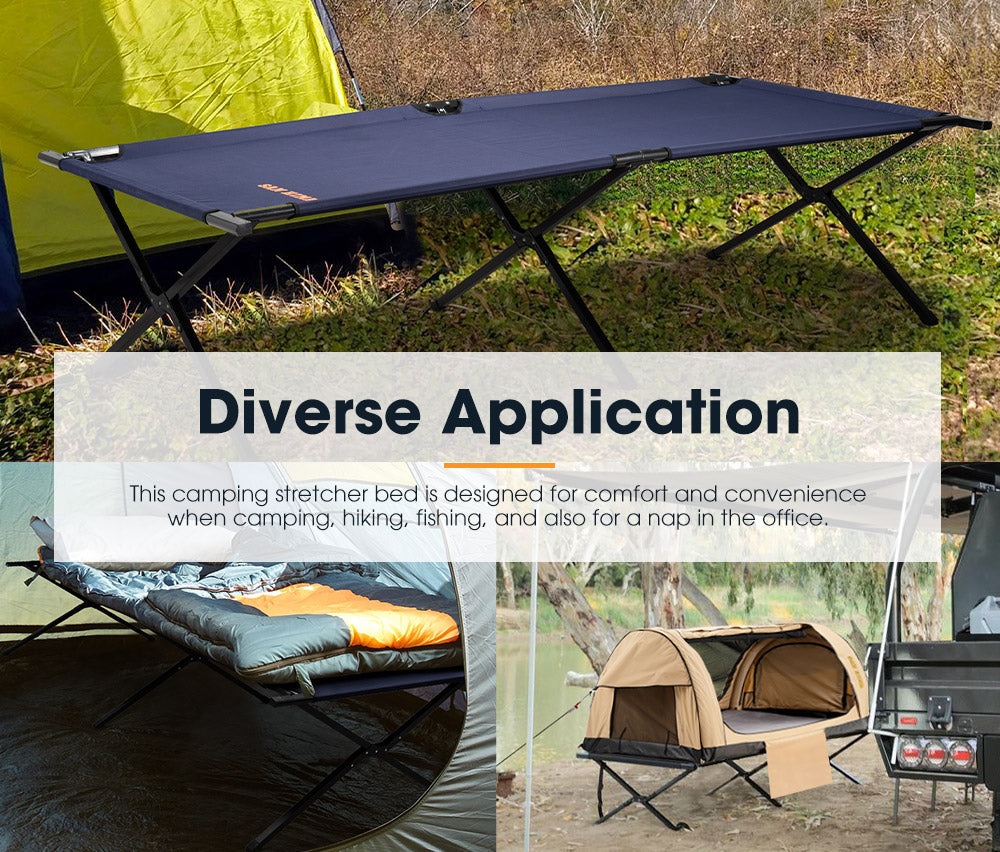 San Hima Folding Camping Bed Stretcher Portable Light Weight With Carry Bag 4WD - Sunyee