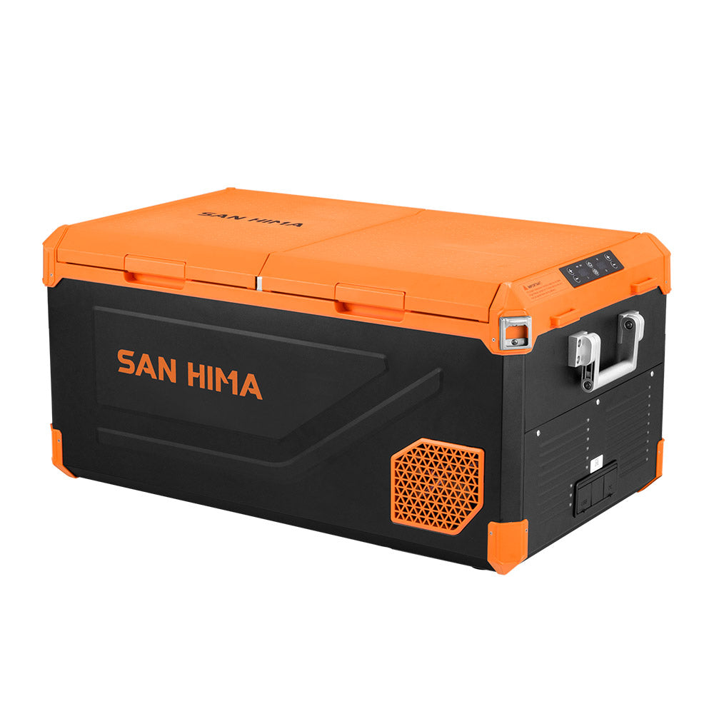 San Hima 75L Portable Camping Fridge Freezer Dual Zone Caravan Car Cooler 4WD - Sunyee