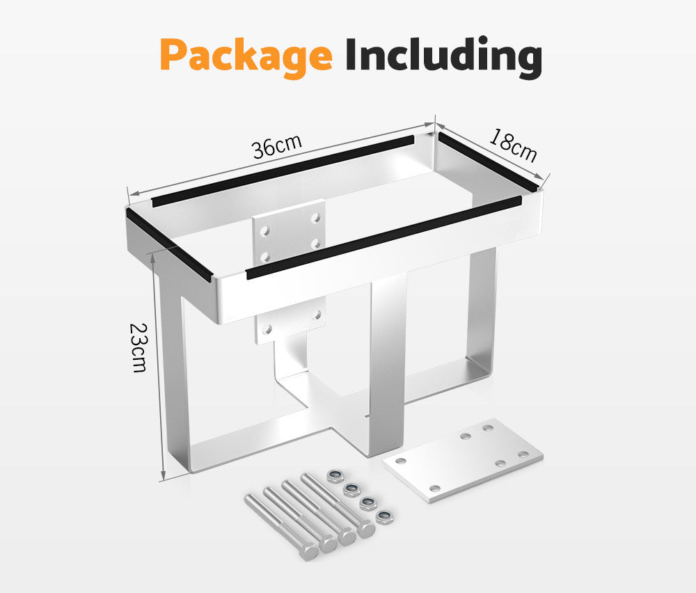 20L Jerry Can Holder Galvanized Steel 4x4 Camper Trailer Caravan Offroad - Sunyee