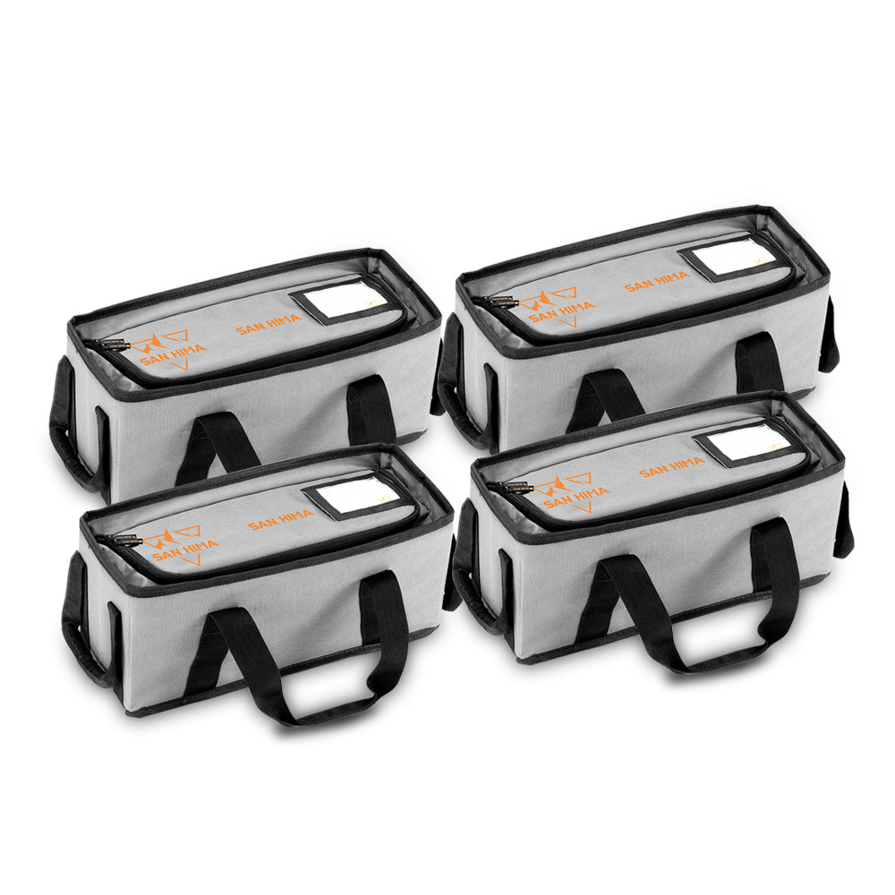 San Hima 4x Tough Canvas Storage Bag Weather Resistant Camping 4WD 40cmx15cmx16cm - Sunyee