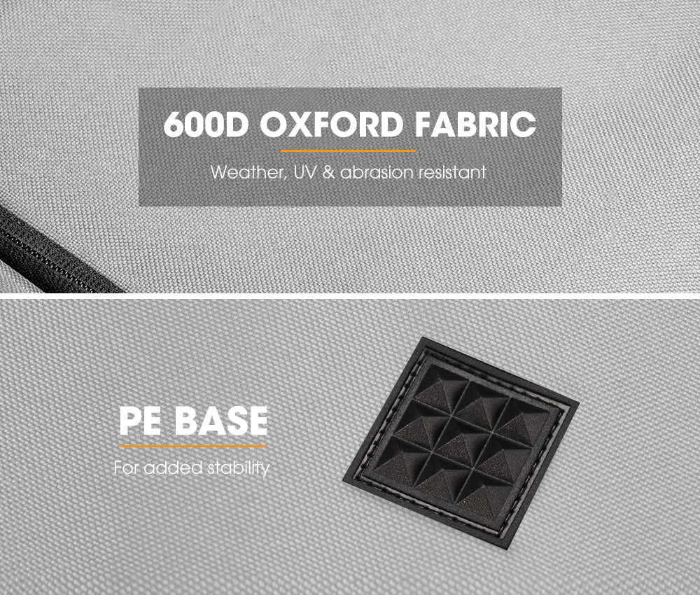 San Hima Tough Canvas Bag Storage Bag Weather Resistant Camping 4WD 40cmx15cmx16cm - Sunyee