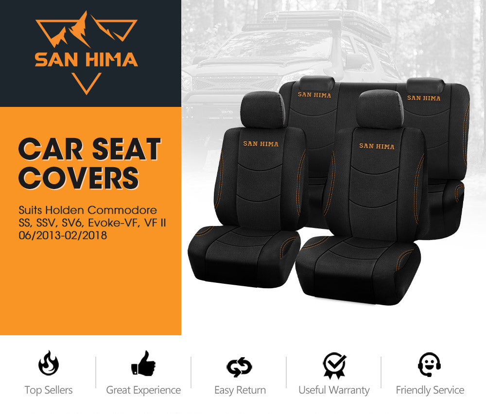 San Hima Car Seat Covers For Holden Commodore Full Set Double Cab 2013-2018 - Sunyee