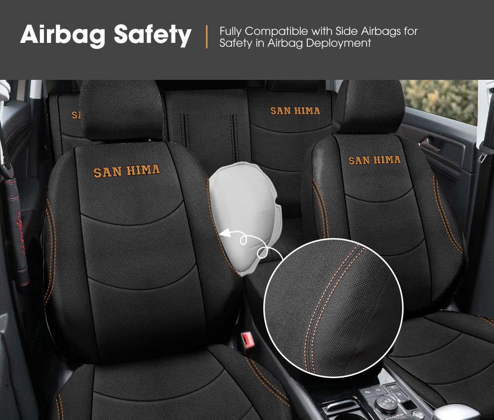 San Hima Car Seat Covers For Holden Commodore Full Set Double Cab 2013-2018 - Sunyee