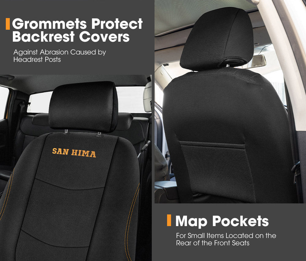 San Hima Car Seat Covers For Holden Commodore Full Set Double Cab 2013-2018 - Sunyee